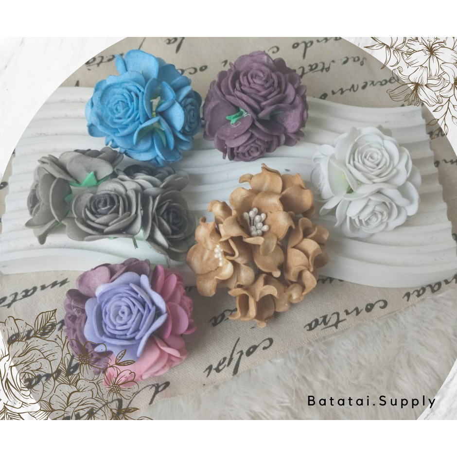 BUNGA SPONS MAWAR/BATATAI BUNGA SPONS MIX