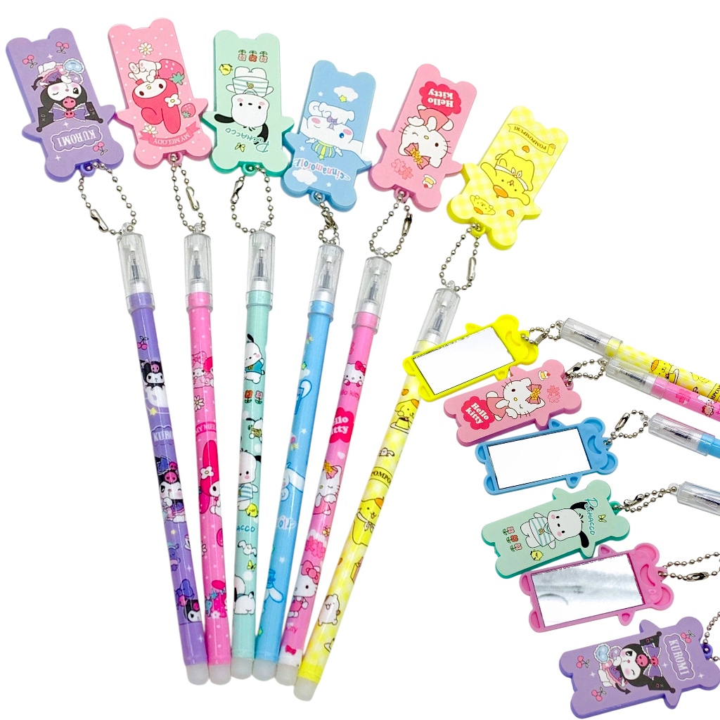 

(12PCS) PULPEN 9168 GANTUNGAN CERMIN SANRIO / GEL PEN / PENA