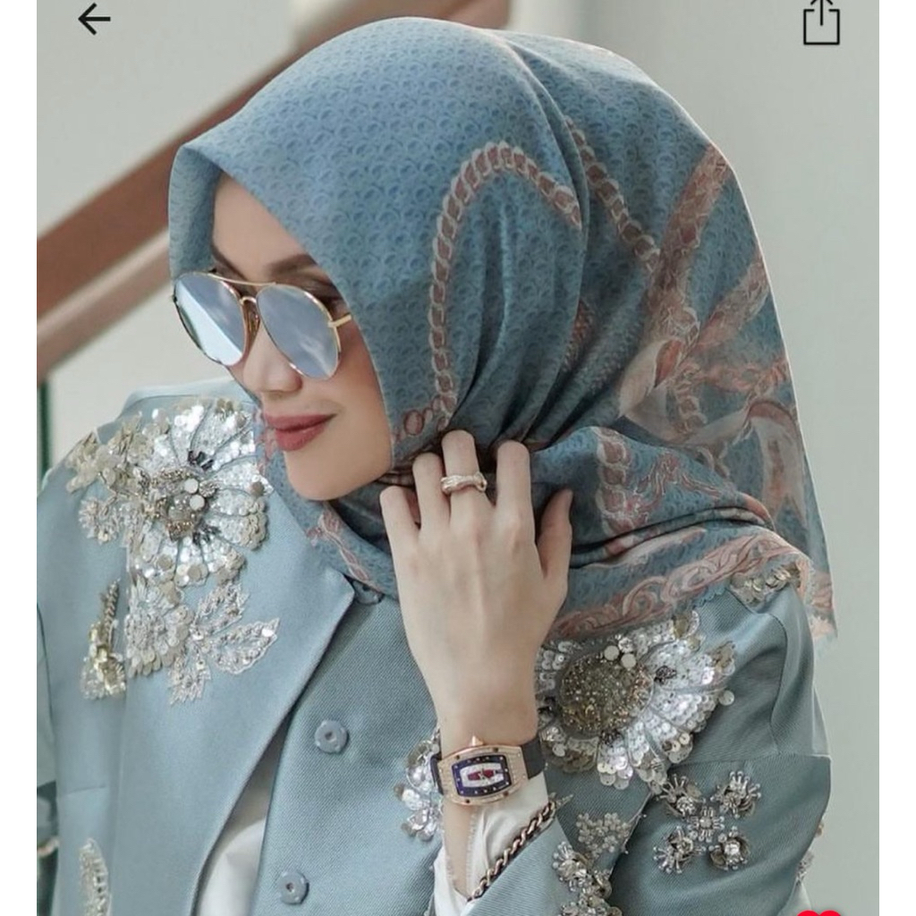 buttonscarves chain 1 deep blue