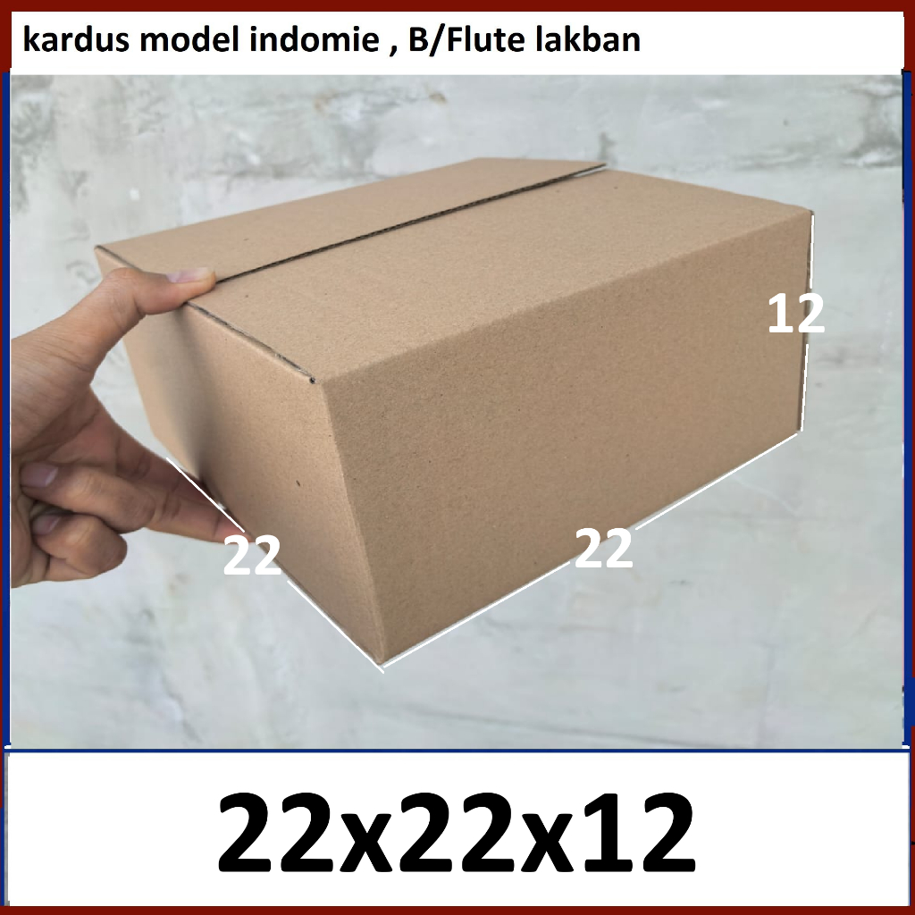 Kardus 22x22x12 cm IND