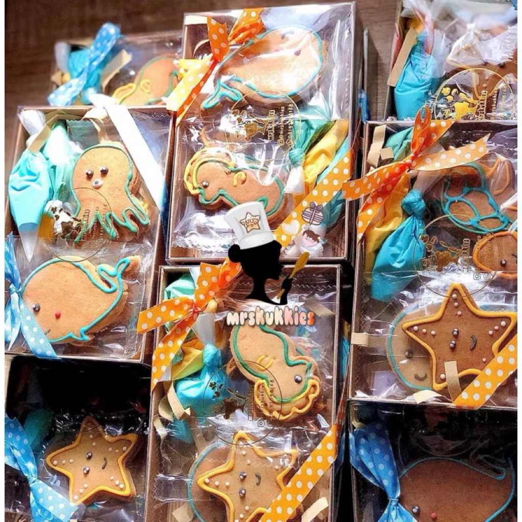 

DIY Cookies Under the sea | Animal 1 box isi 4 pcs