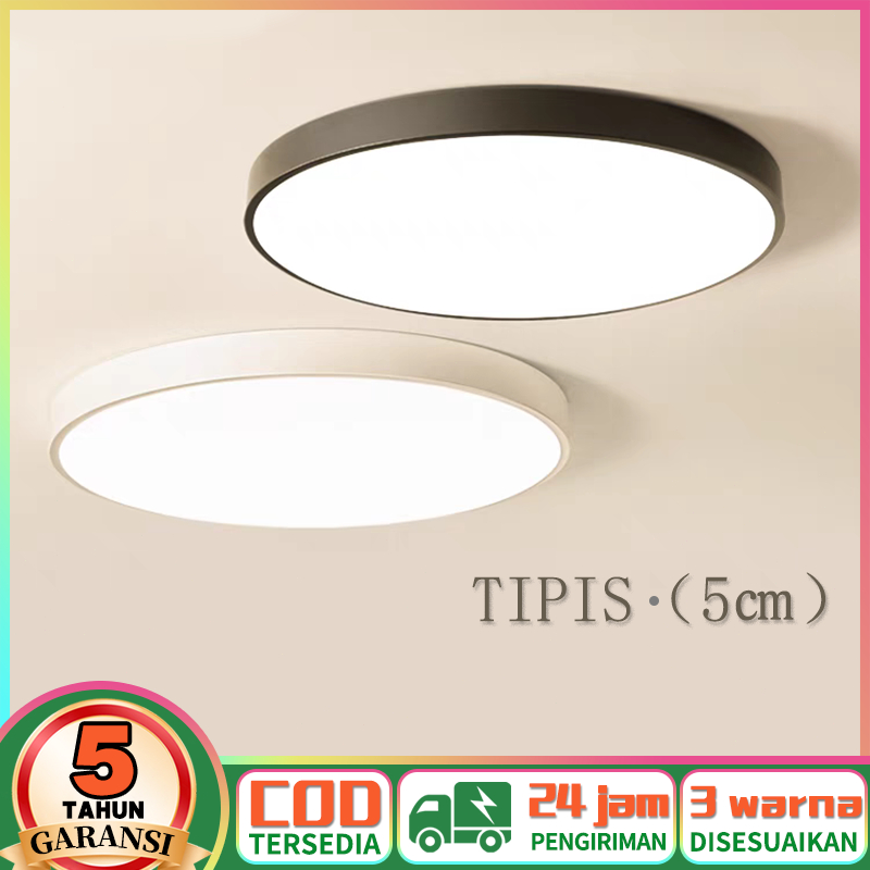 COD lampu plafon minimalis lampu plafon ruang tamu lampu plafon led  3 warna lampu plafon kamar lamp