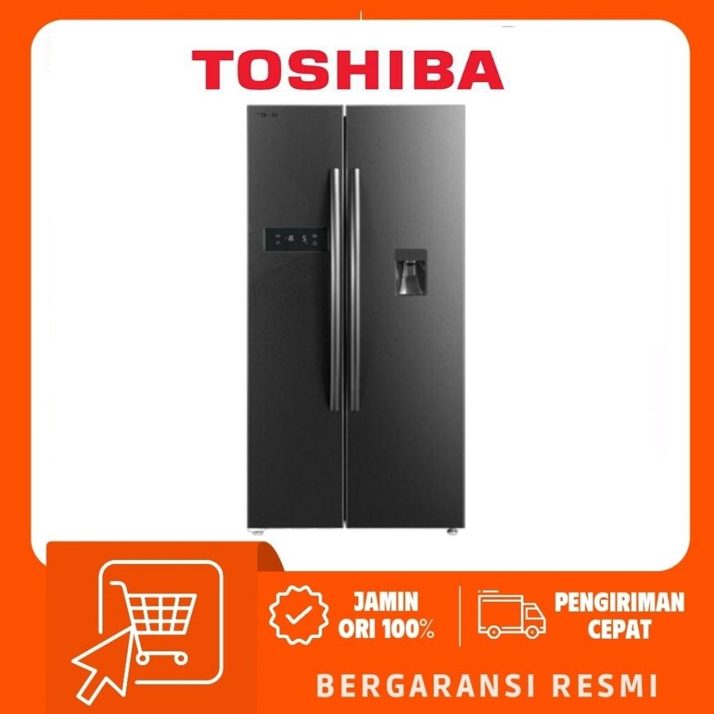 TOSHIBA GRRS682WE Kulkas Side By Side GR-RS682WE Lemari Es