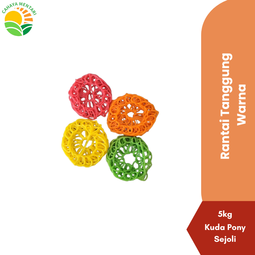 

KRUPUK RANTE TANGGUNG WARNA CAP KUDA PONY SEJOLI
