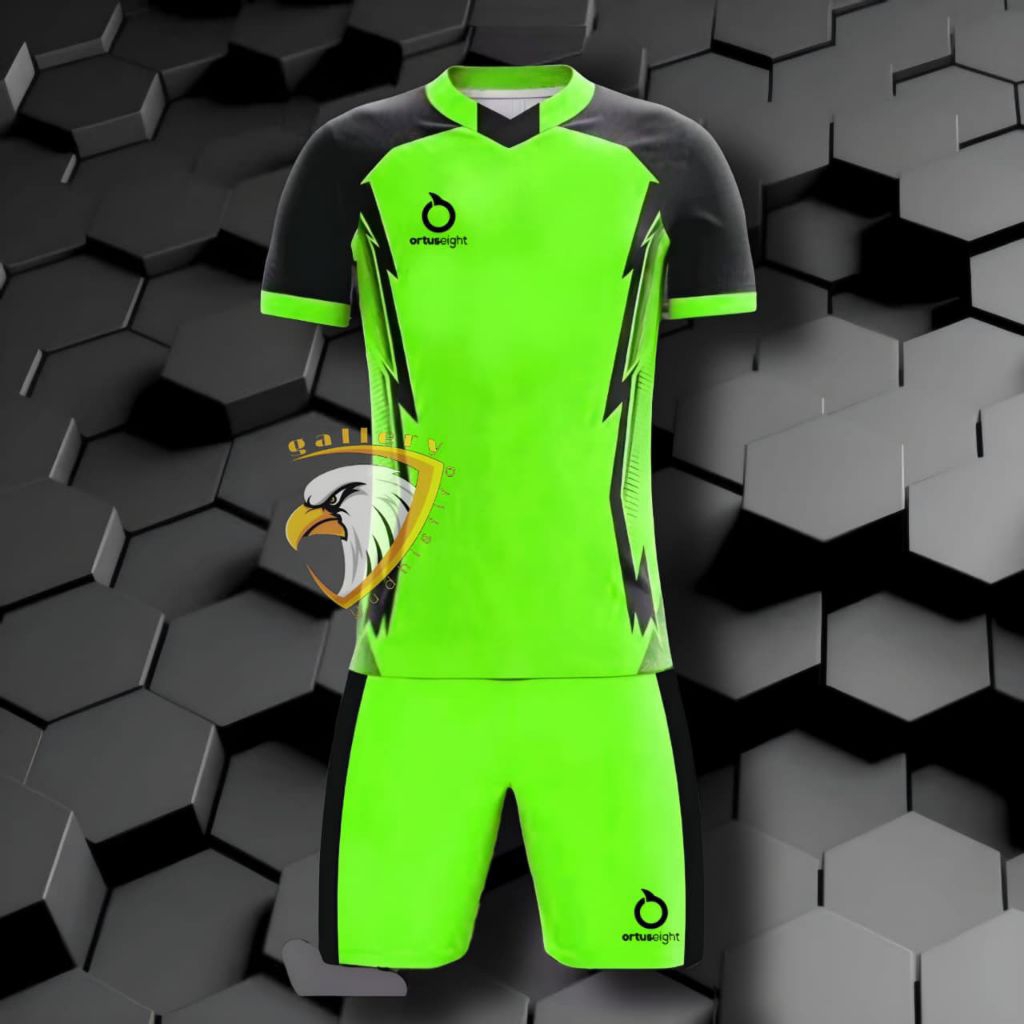 stelan jersey bola dewasa baju bola futsal voli pria wanita set baju celana