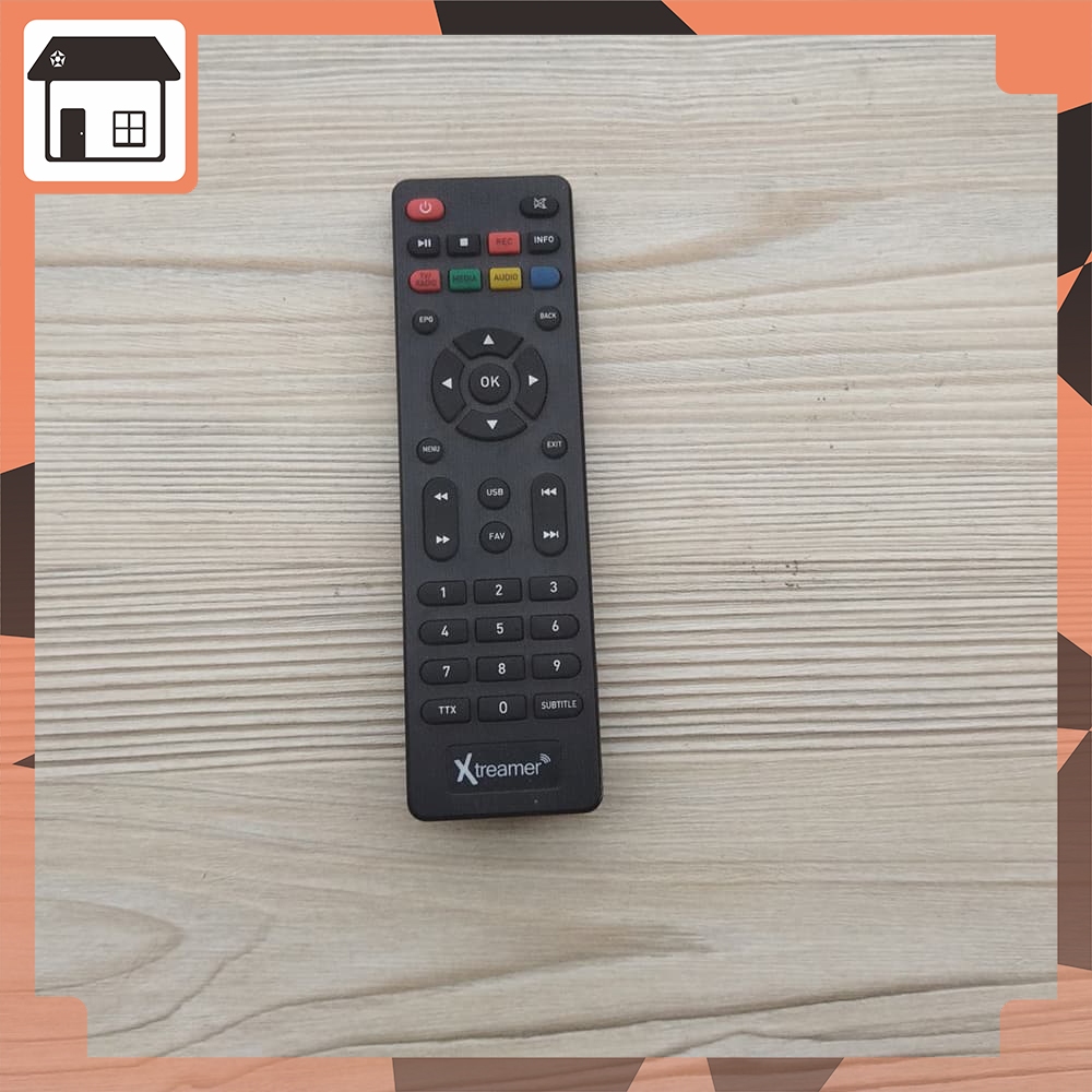 Remot Xtreamer Bien 3 Original Remote Set Top Box STB DVB-T2 Digital TV