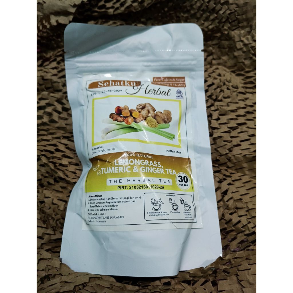 

Teh Jahe Sereh Kunyit Isi 20 & 30 tea bag