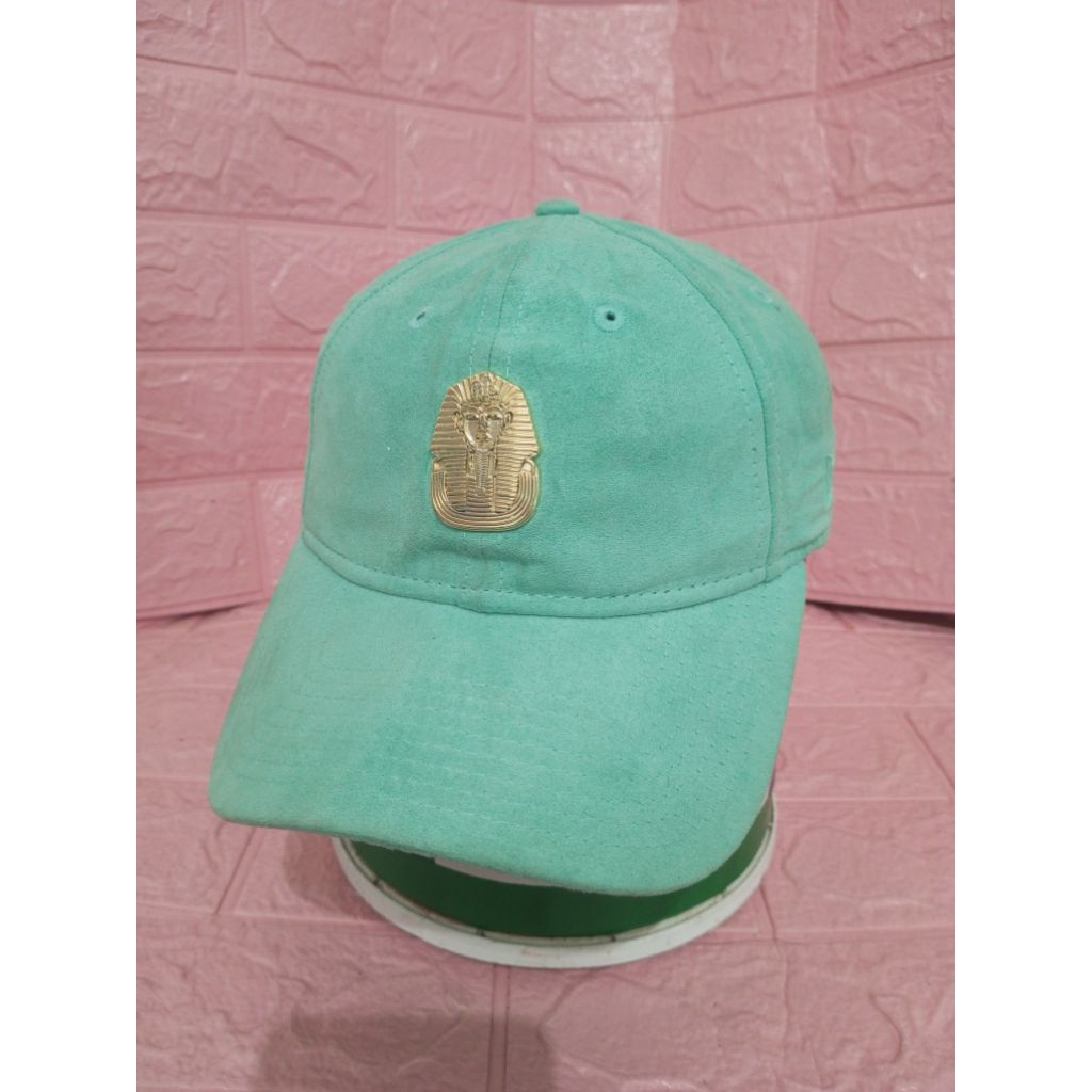 Topi New Era Green Suede Pharaoh Tutankhamen Egyptian adjustable Hat
