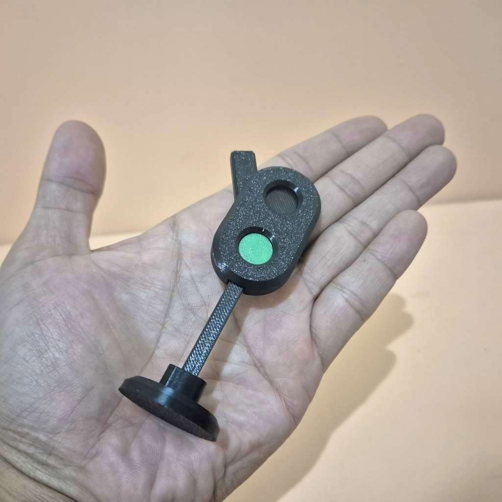 Lampu tanda aman kereta untuk track rel kayu bahan plastik aksesoris mainan kereta api anak