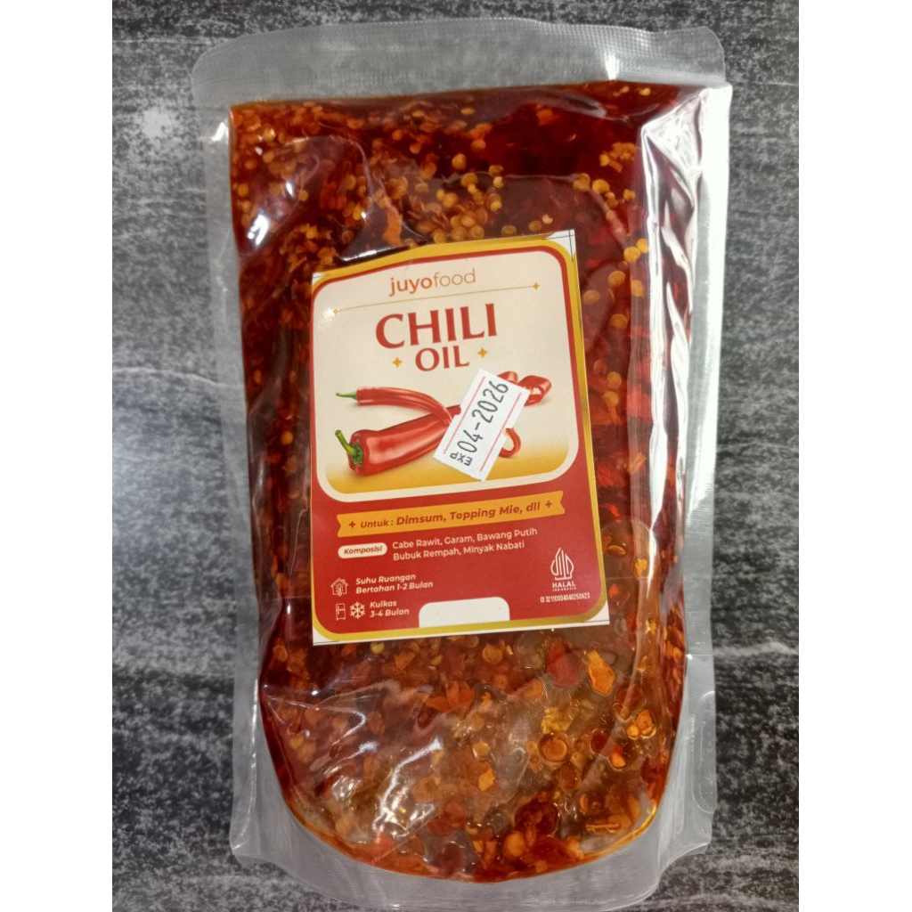 

Chili Oil Pouch 500 gr