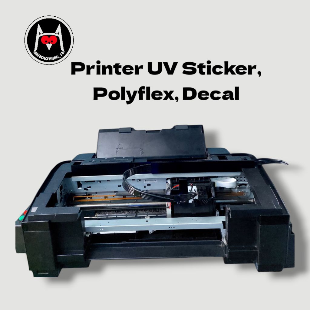 printer Uv stiker ,poliflex, decal  dll A3