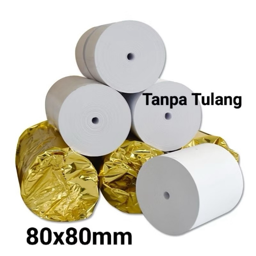 

Kertas Printer Termal 80x80mm Kertas Kasir Thermal 80X80mm