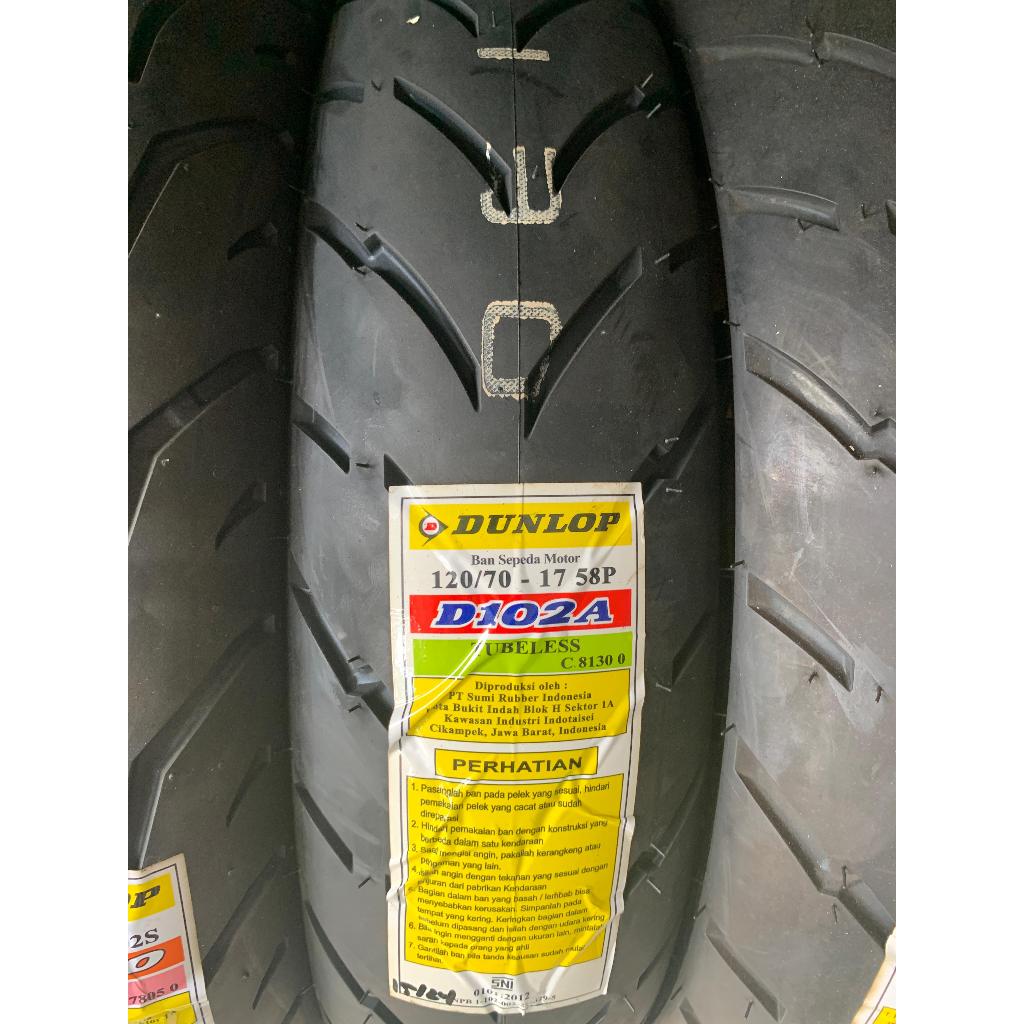 Dunlop D102 120/70-17 Prod 2025