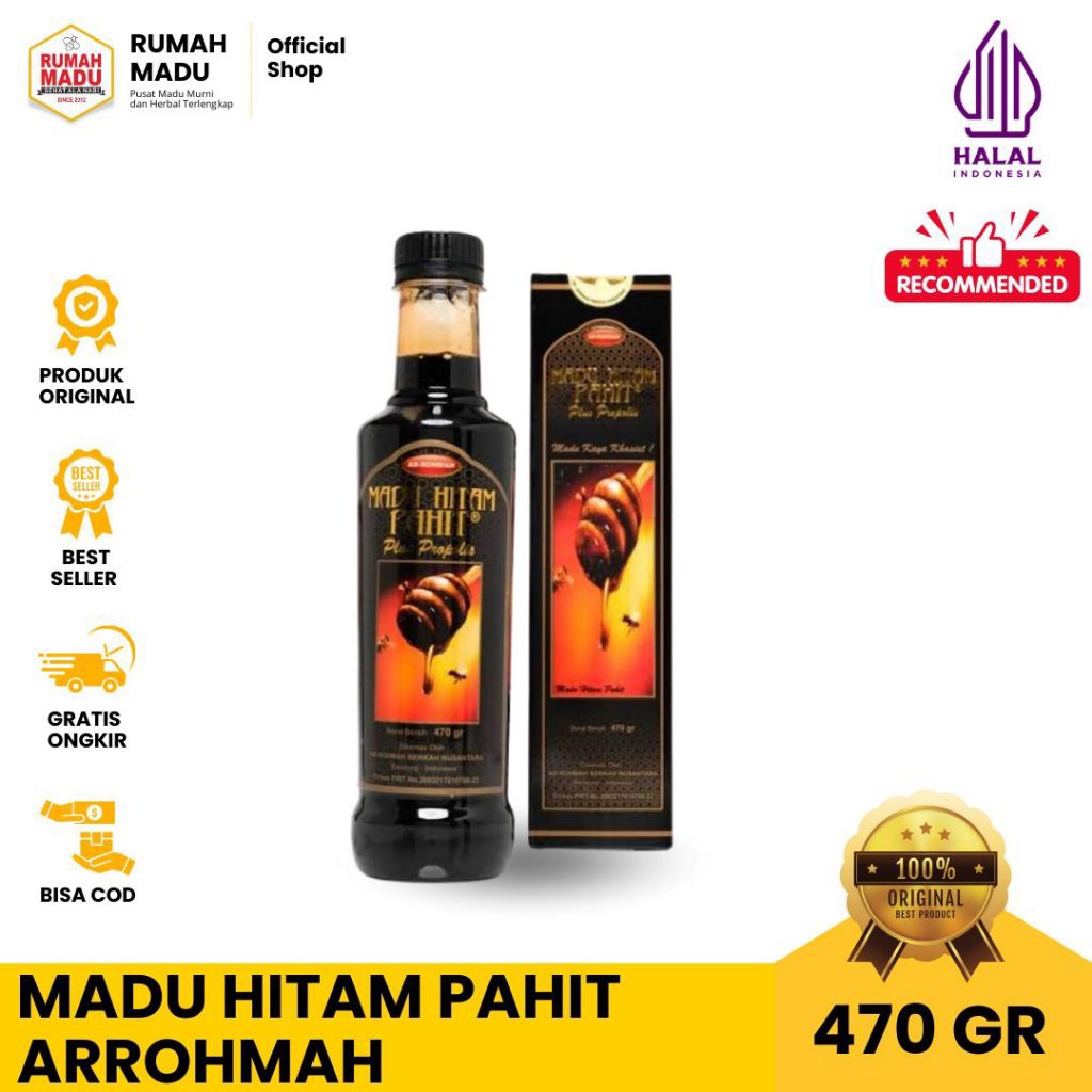 MADU HITAM PAHIT ARROHMAH || MADU HITAM KESEHATAN