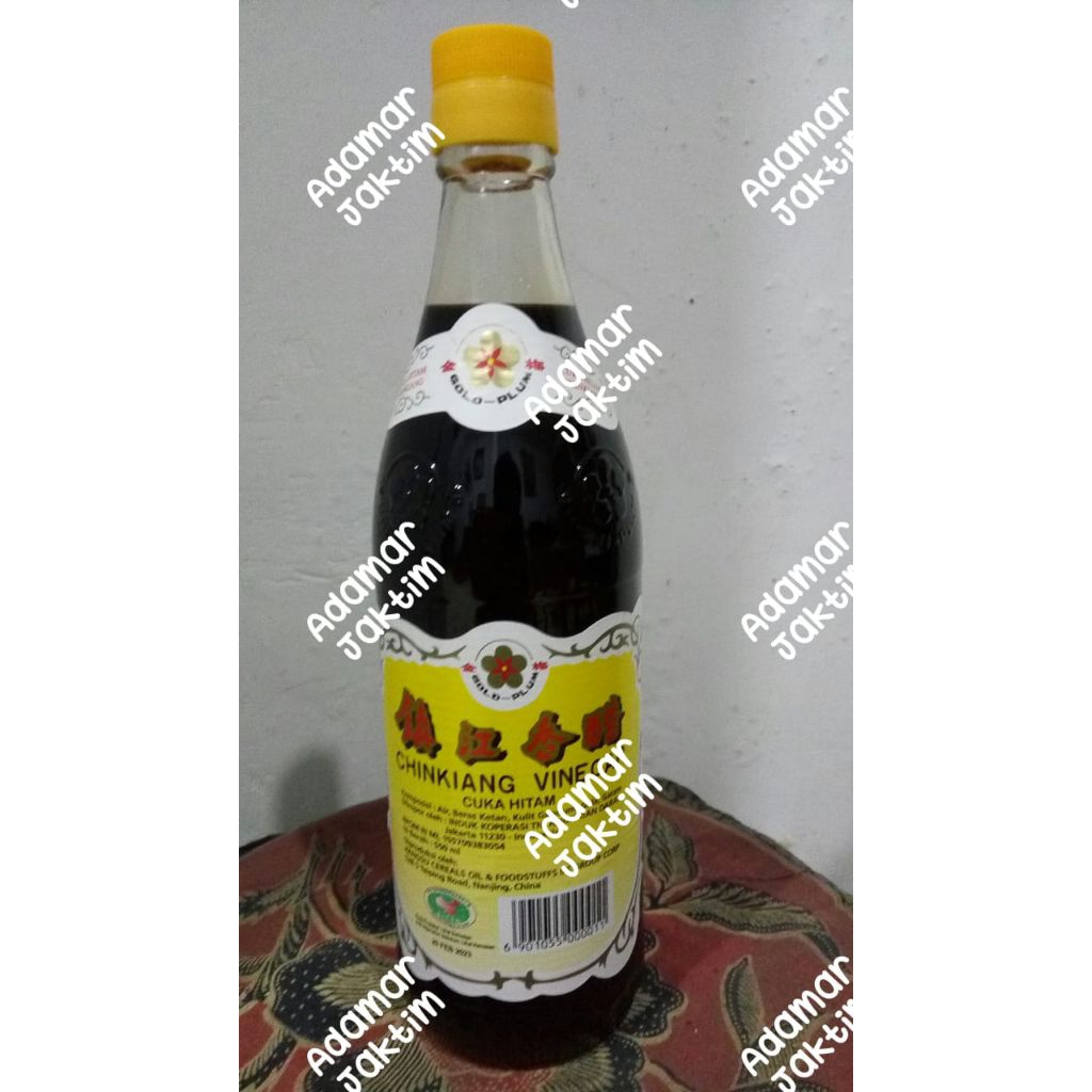 

Termurah Gold Plum Chinkiang Black Vinegar Cuka Hitam 550ml