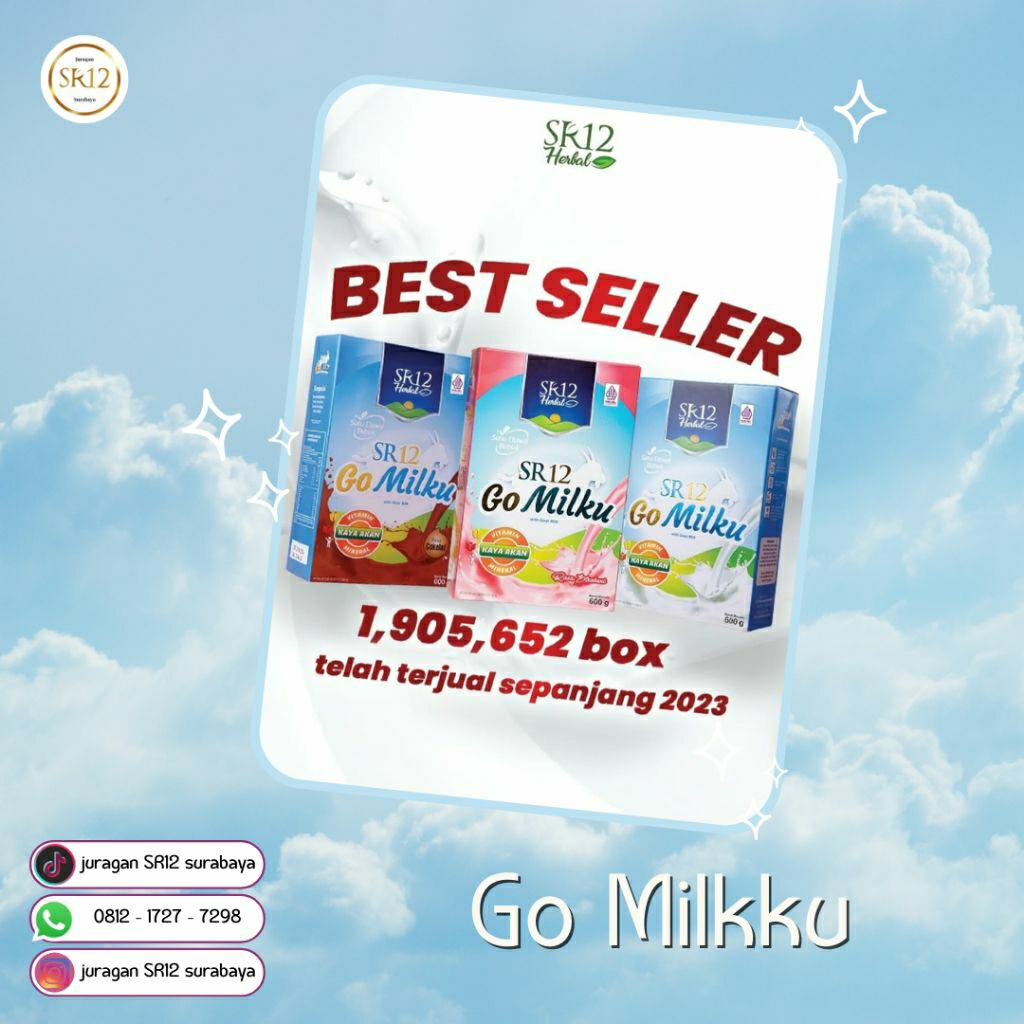 

Go Milku SR12 Halal Susu Kambing Etawa Premium Meningkatkan Kesehatan Imun Aman Bumil Busui