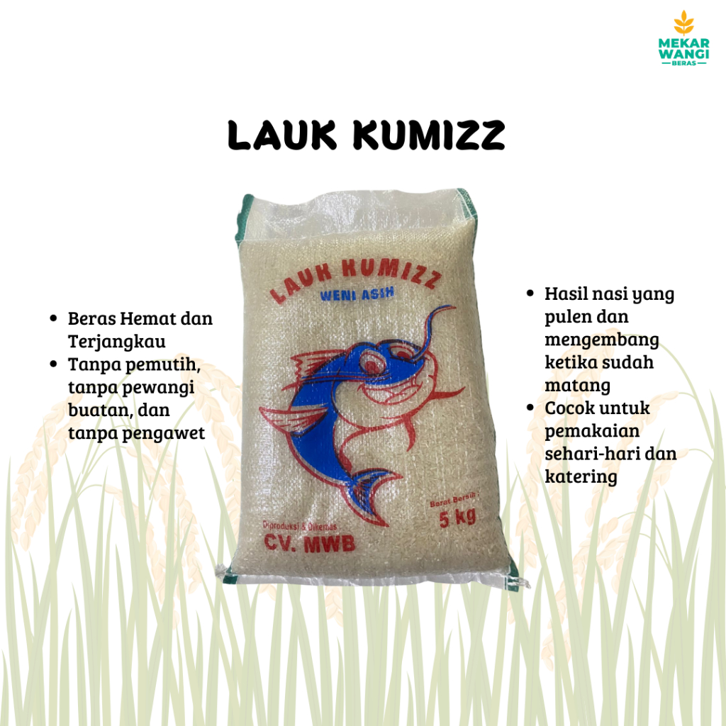 

BERAS LAUK KUMIZZ 5KG