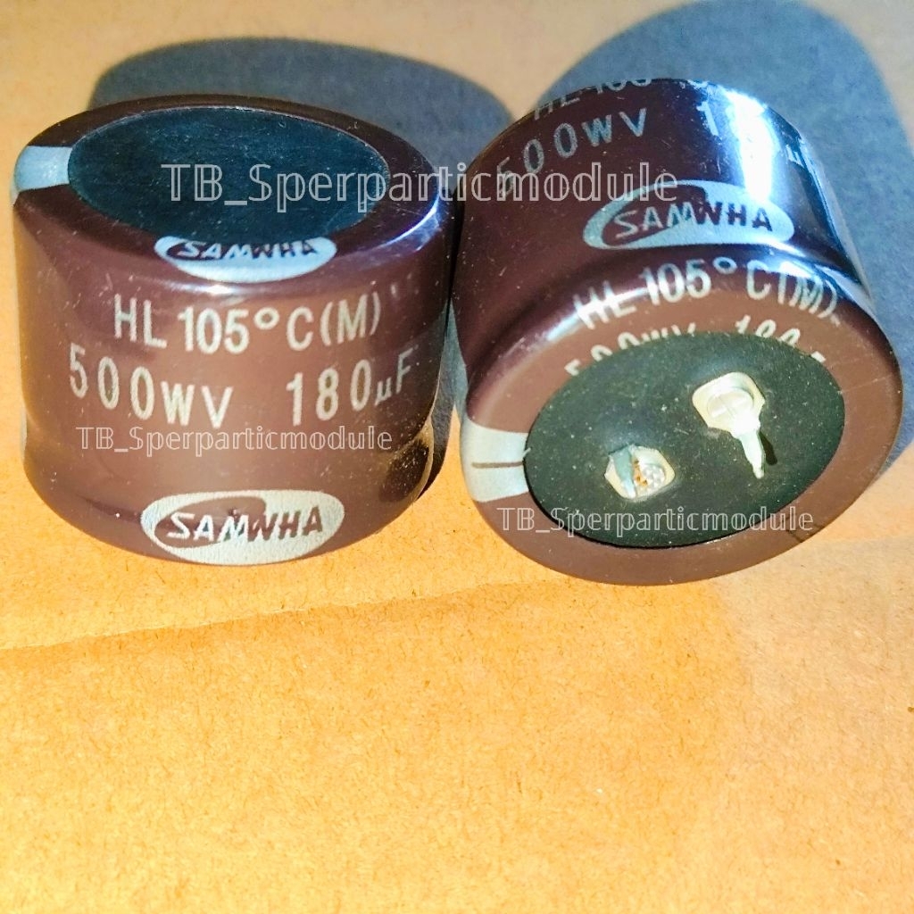 ELCO 500WV 180uF SAMHWA FREEZER LG INVERTER ORIGINAL