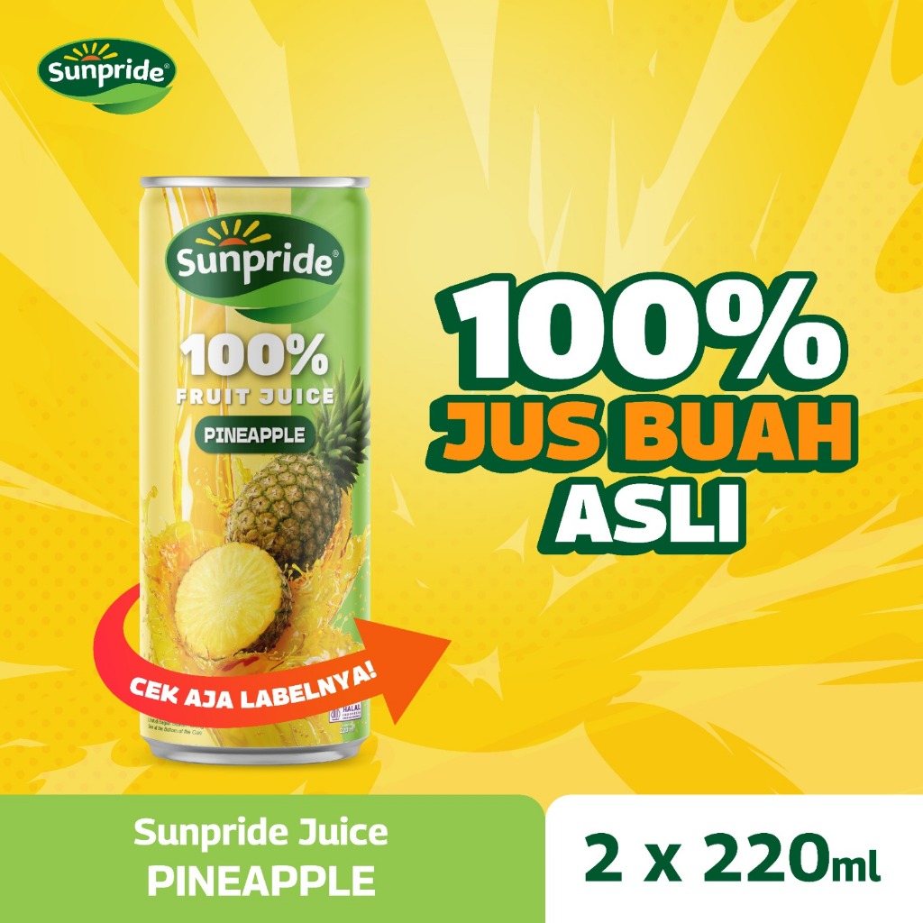 

[Isi 2] Sunpride Juice Pineapple 220 ml
