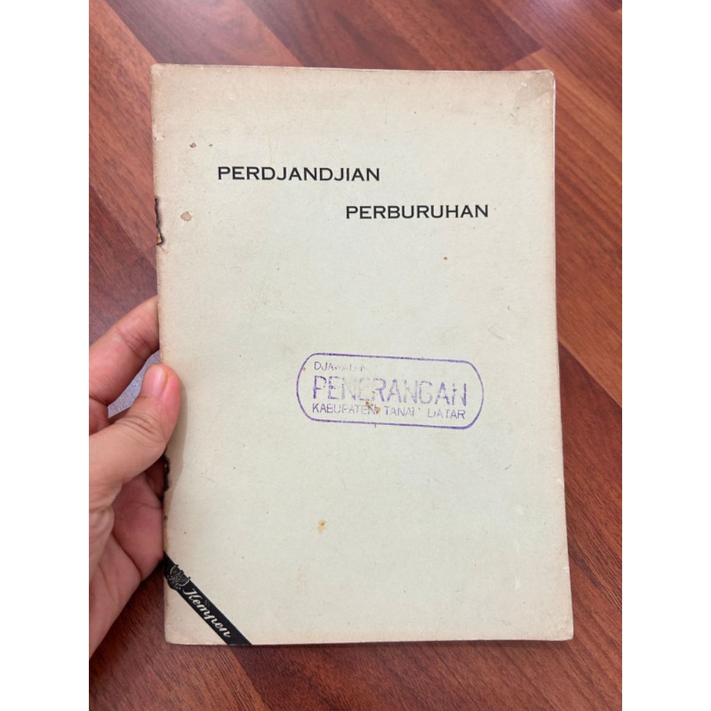 Buku - PERDJANJIAN PEMBURUHAN