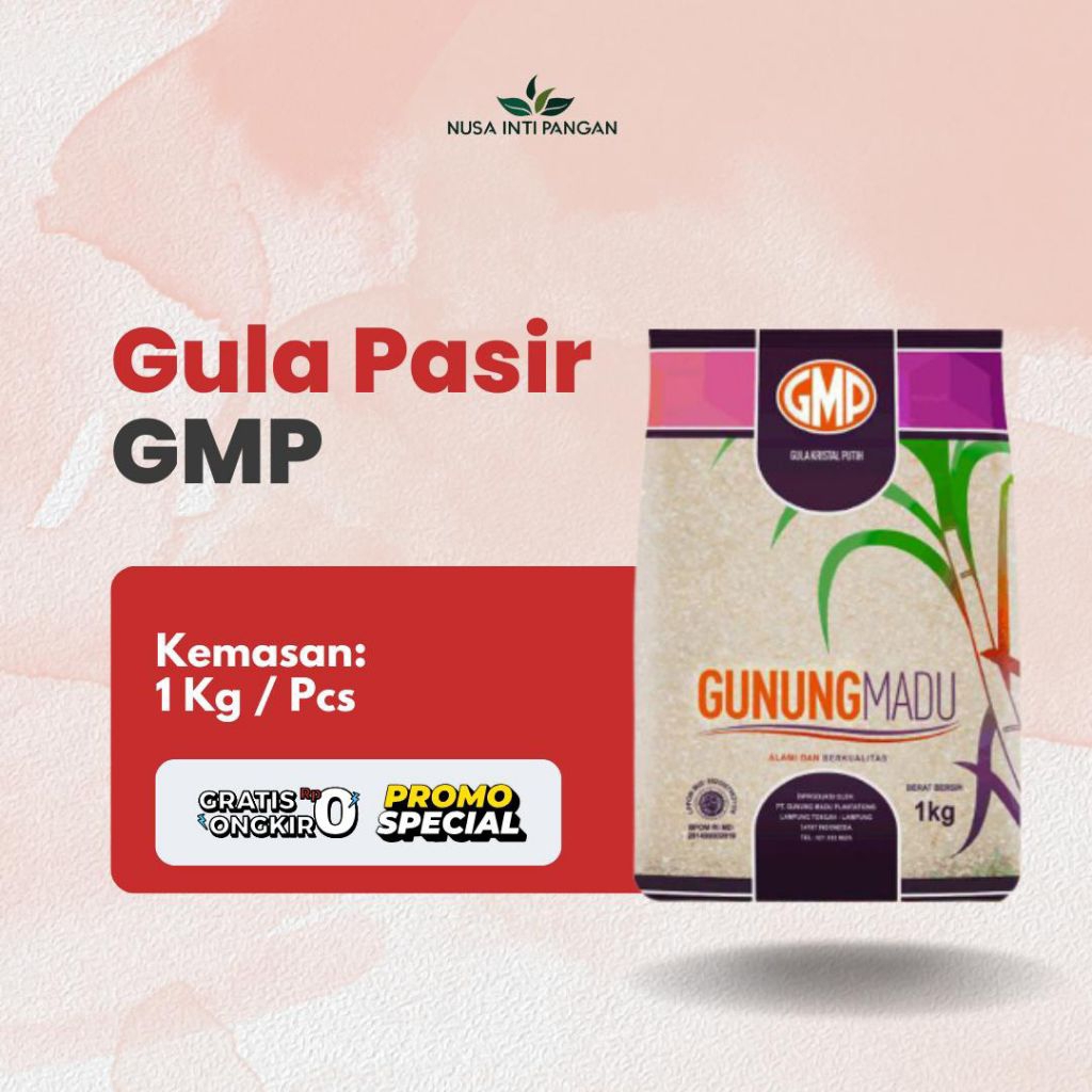 

Gula Pasir GMP Kemasan 1000 Gram / 1 Kg