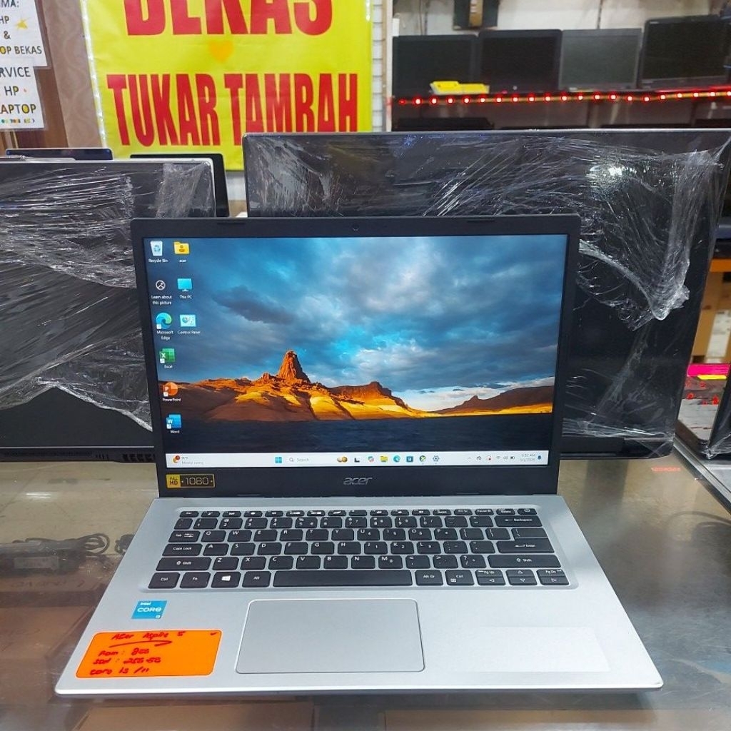 Laptop Acer Aspire 5 A514-54 core i3-1115G4 ram 8gb ssd 256gb 901