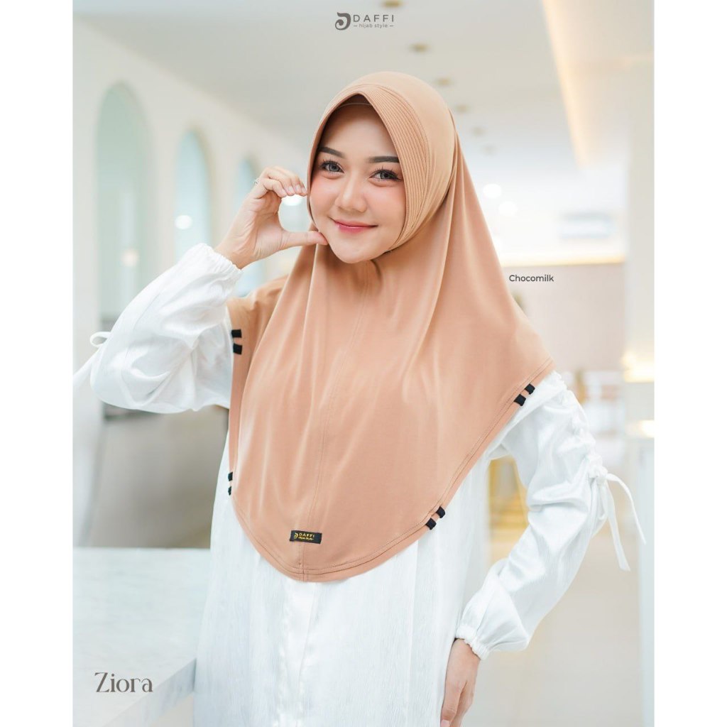 Ziora Series Dafi HIjab Jilbab Instan Jersey Premium