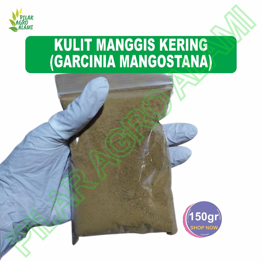 

Kulit manggis bubuk 150gr asli terbuat dari bahan alami
