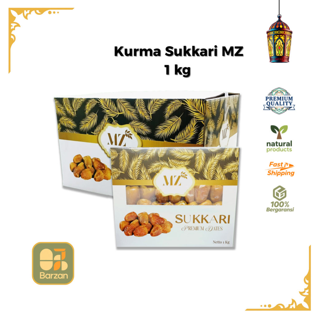 

Kurma Sukkari Premium MZ Exclusive Box 1kg Original Fresh High Quality