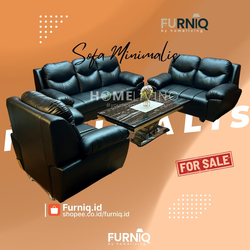 FURNIQ.ID - SOFA MINIMALIS CALGARY - SOFA PREMIUM - SOFA KAIN - SOFA BELUDRU - SOFA KULIT - SOFA MEW