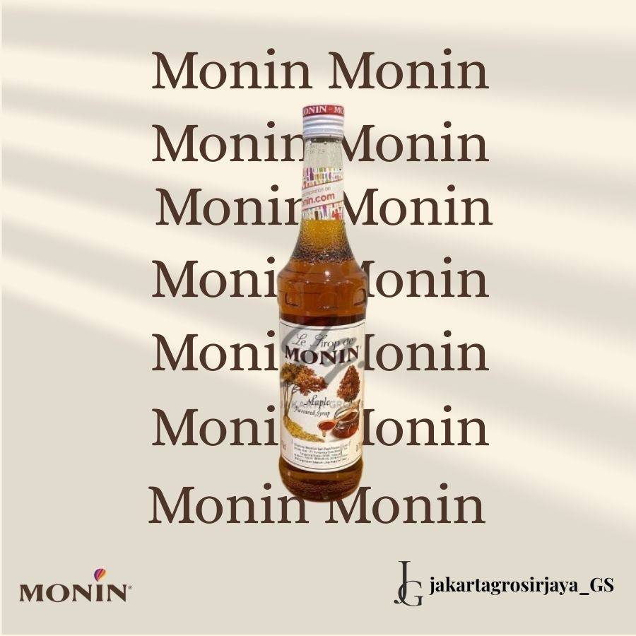 

MONIN MAPLE SYRUP 700 ml SIRUP MAPLE