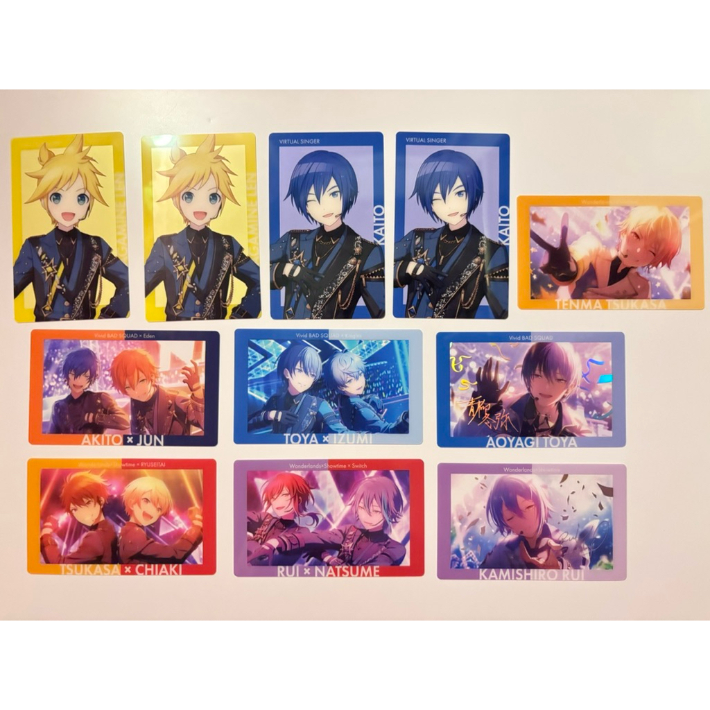 Project Sekai Official Merch Enstars Collab E-pick Card FOIL Enstars Merch Akito Epick Tsukasa Card 