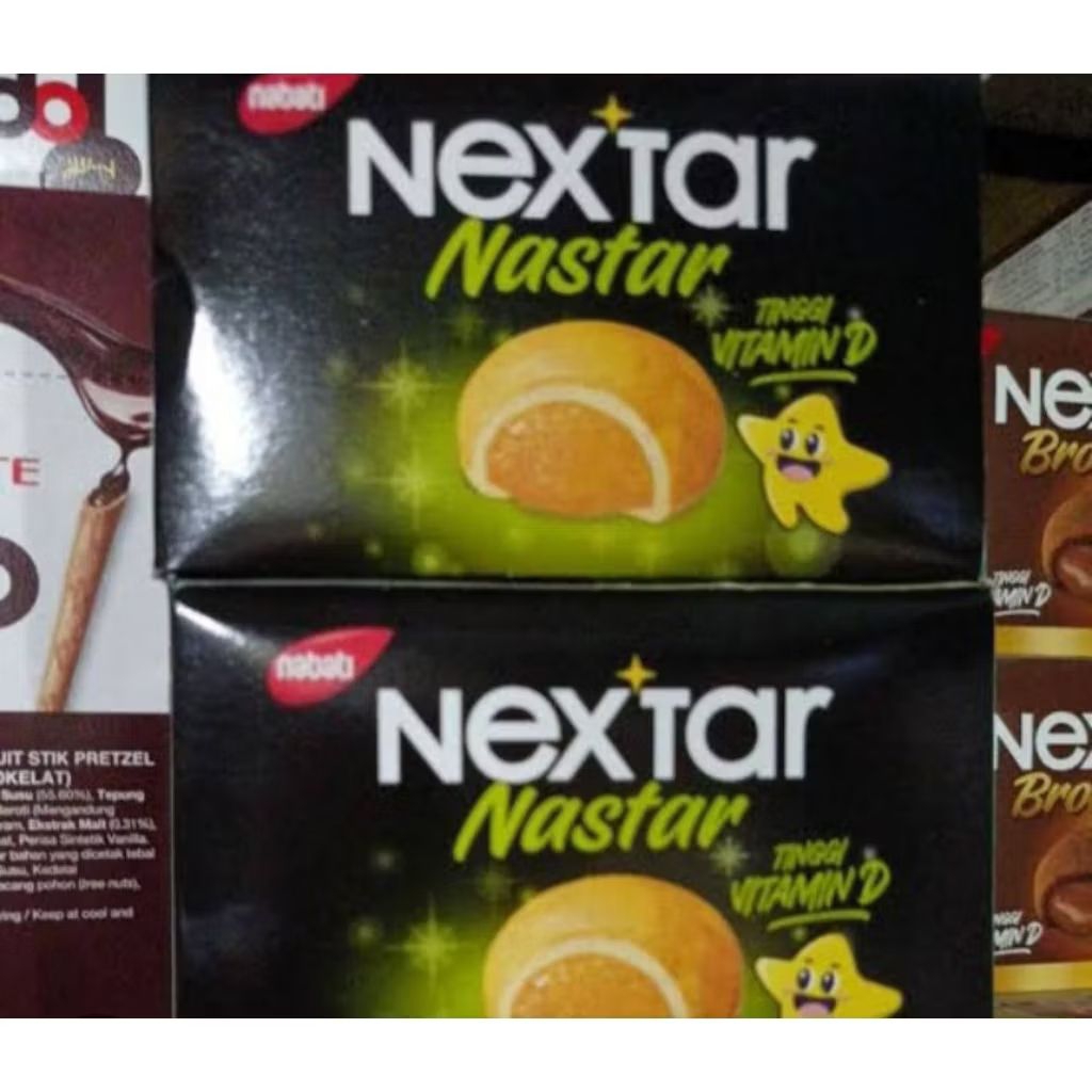 

BOX - NEXTAR Nabati nanas Brownies 10x34gr Bronis nanas/Nextar Harga 1 Box lsi 10 Pics@34gr nanas