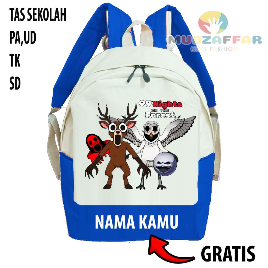TAS RANSEL ANAK 99 NIGHT IN FOREST TAS ANAK DEER OWL PETA PETA THE MOON