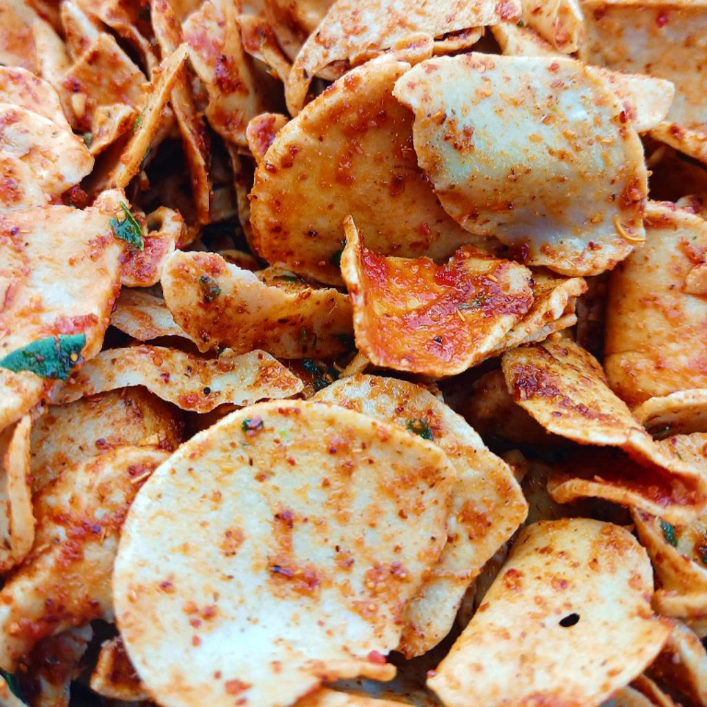 

Basreng tipis gacor pedas daun jeruk 1kg