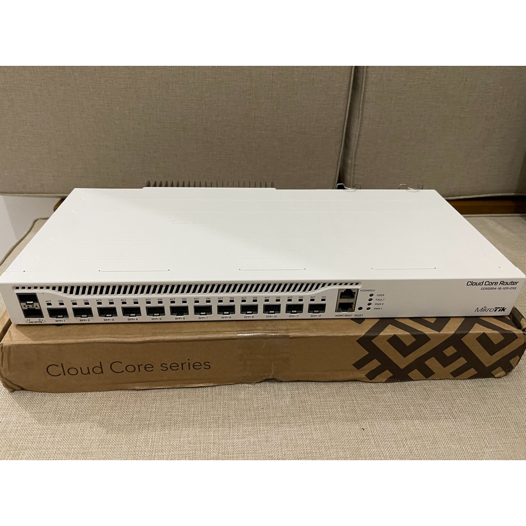 Mikrotik CCR2004-1G-12S+2XS mikrotik bekas mikrotik seken mikrotik second