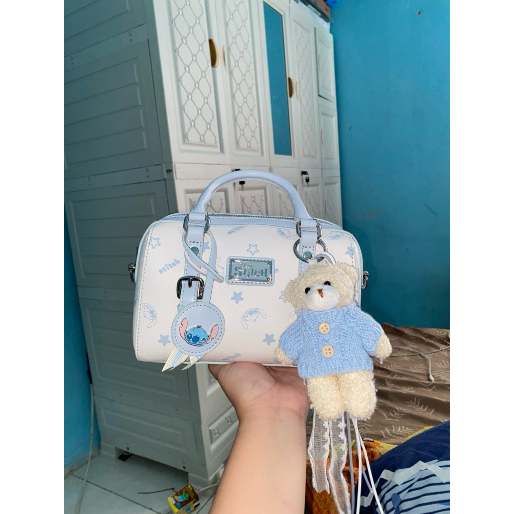 TAS SELEMPANG STITCH DISNEY ORI