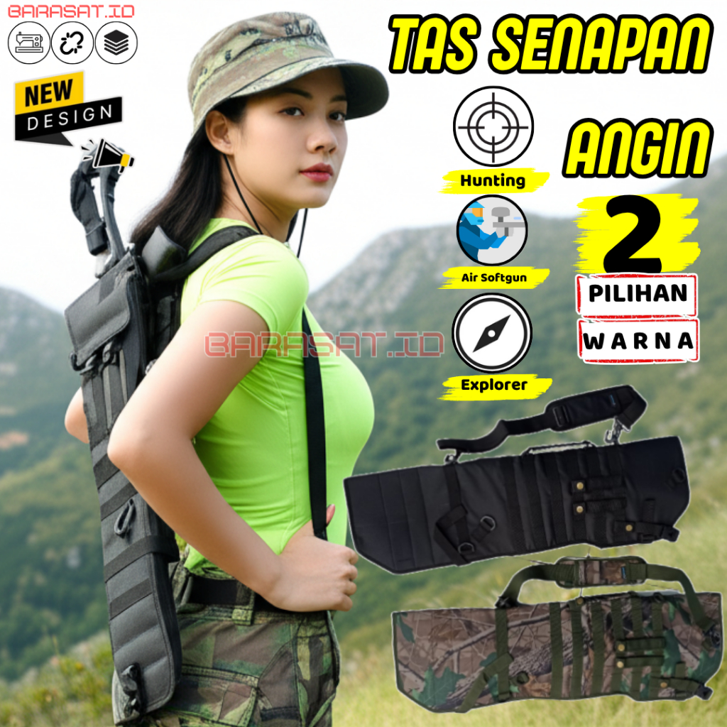 Tas PCP Benjamin Marauder Camo Sarung Kantong Sanapan Angin Airsotgan Untuk Semua Jenis dan Merk