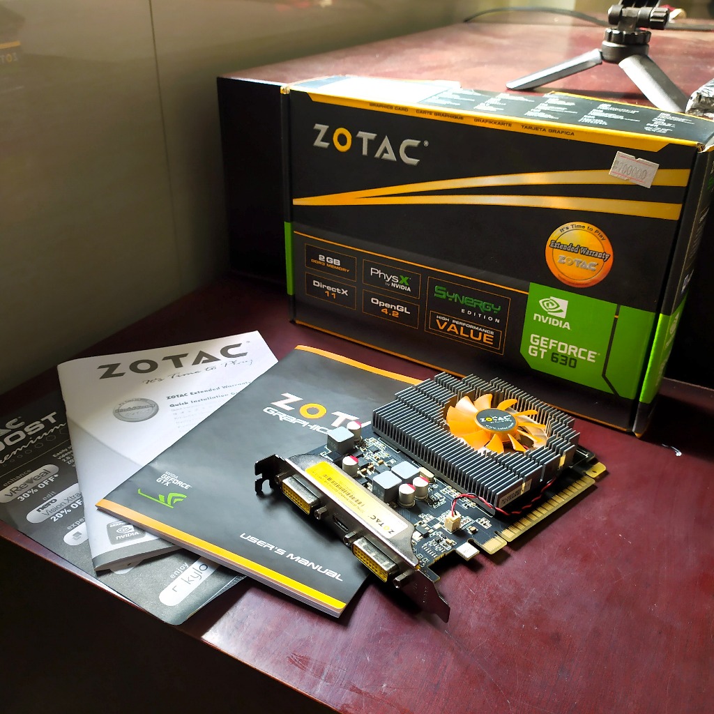 Zotac GeForce GT630 GT 630 Synergy Edition 2GB 2 GB | VGA Jadul | Mati