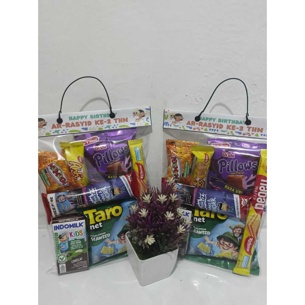 

snack ulang tahun murah 7 varian bisa request nama