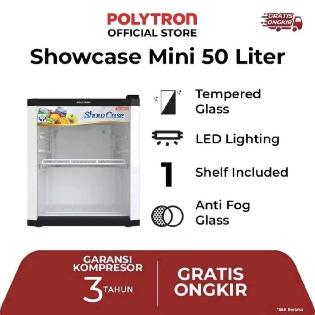 SHOWCASE POLYTRON MINI 50LITER SCH 50