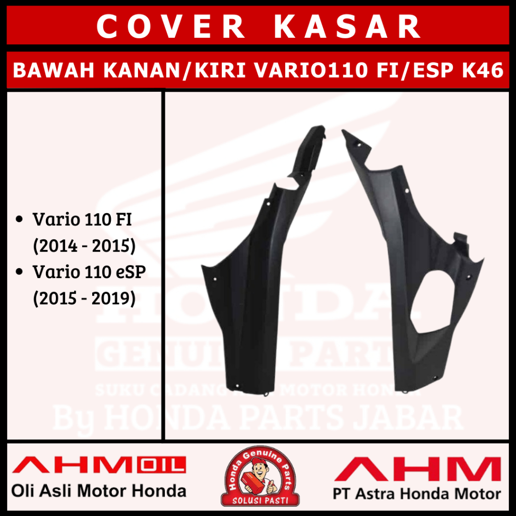 Cover Bawah Samping Vario110 FI/ESP K46 64320K46N00 64320K46N20 64330K46N00
