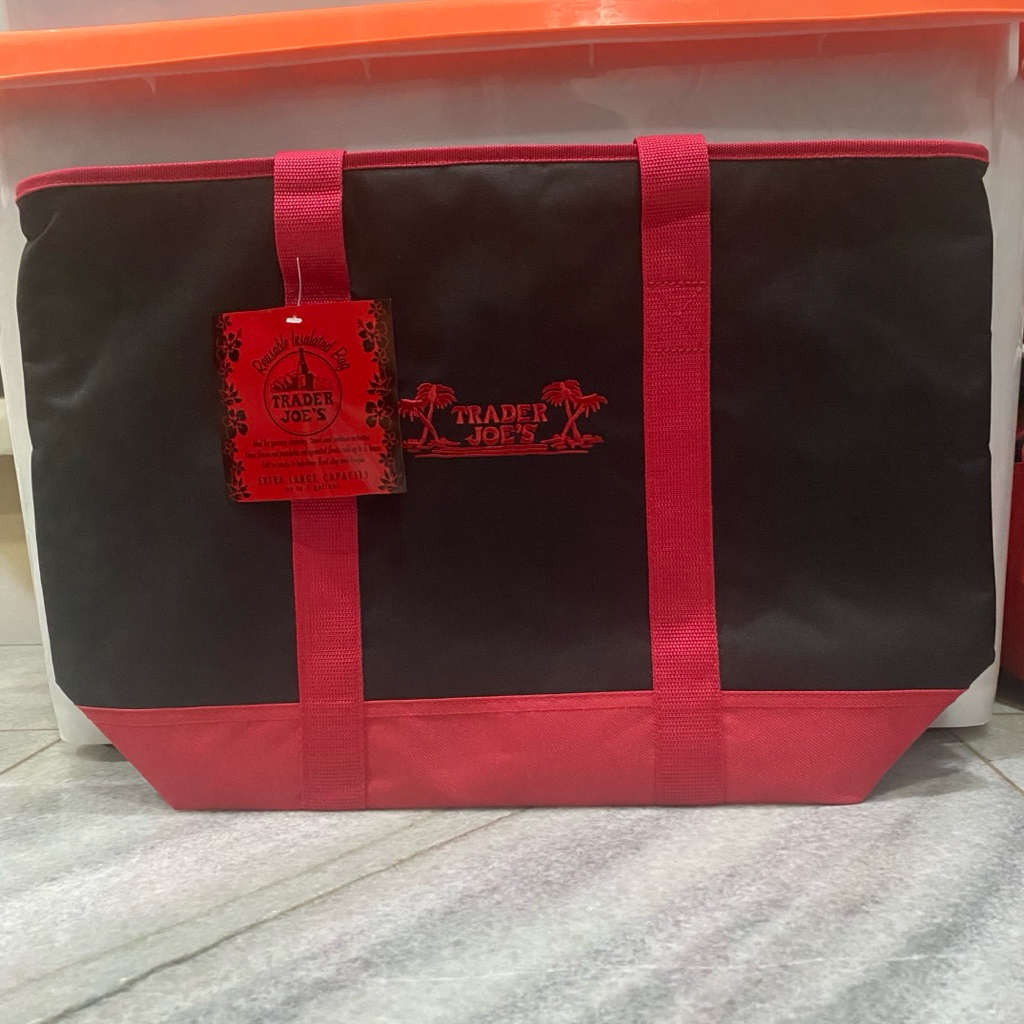 Trader Joe's Trader Joes Canvas Tote Bag Tas Traders Joe Trader's Joe 100% Original USA