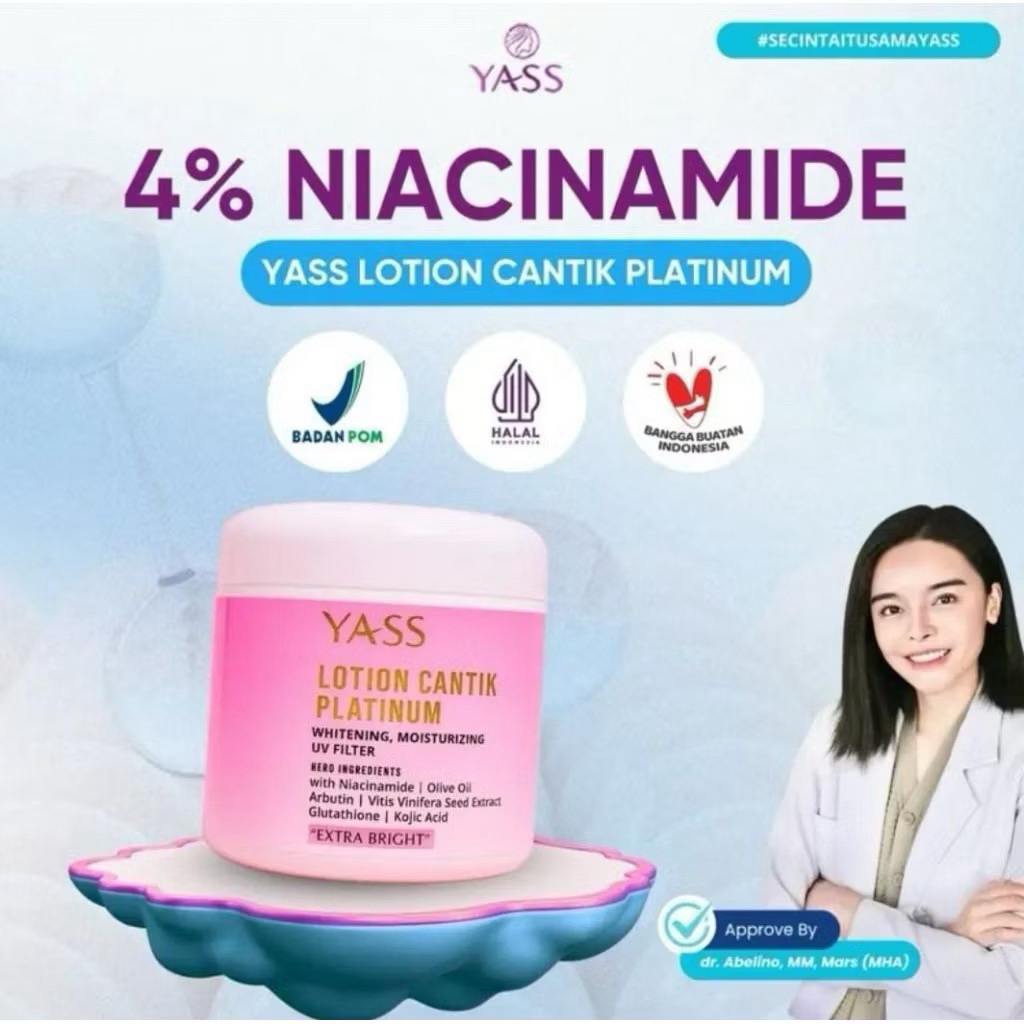 YASS LOTION CANTIK PLATINUM 230gr