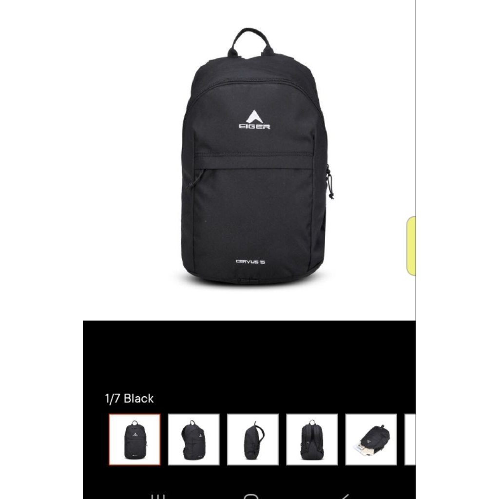 Tas Ransel Kecil IFAF X- CERVUS 15 Hitam