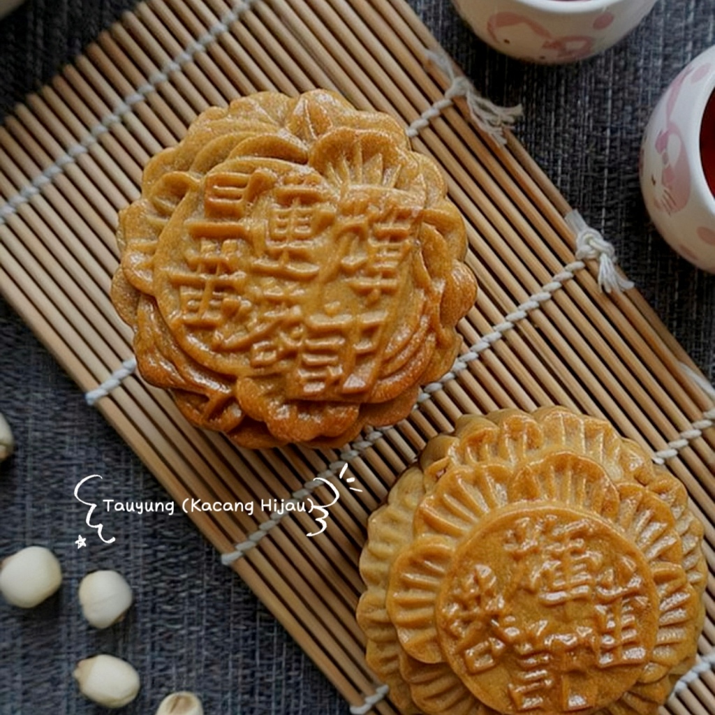 

Mooncake Vicky / Kue Bulan Merk Vicky TAUYUNG ( Kacang Hijau )