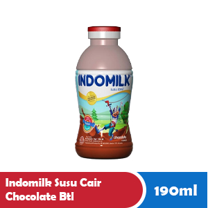 

INDOMILK SUSU CAIR STRAWBERRY BOTOL | INDOMILK SUSU CAIR COKLAT BOTOL | 190mL | PER KARTON ISI 24 BOTOL