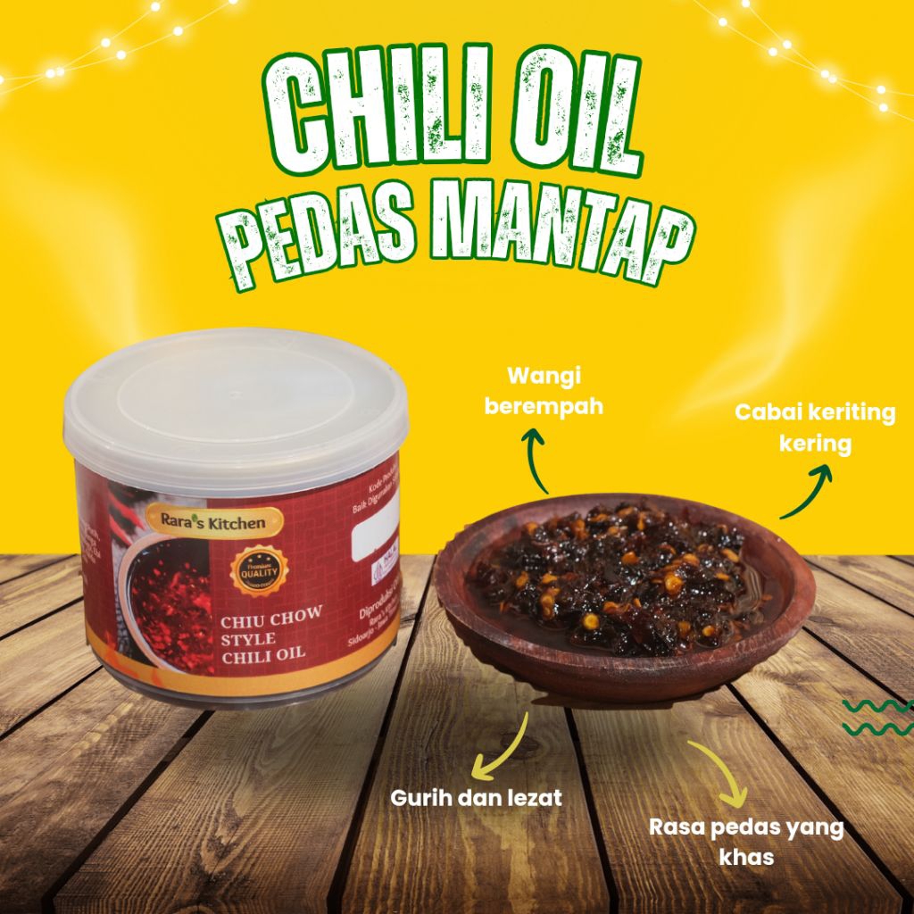 

Premium Chili Oil Ebi 150gr/Minyak Cabai
