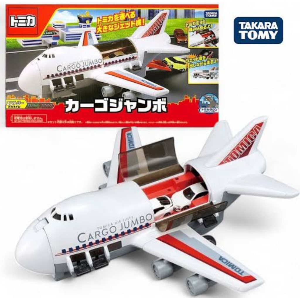 Takara Tomy Tomica air Lines World Cargo Jumbo Plane Big New