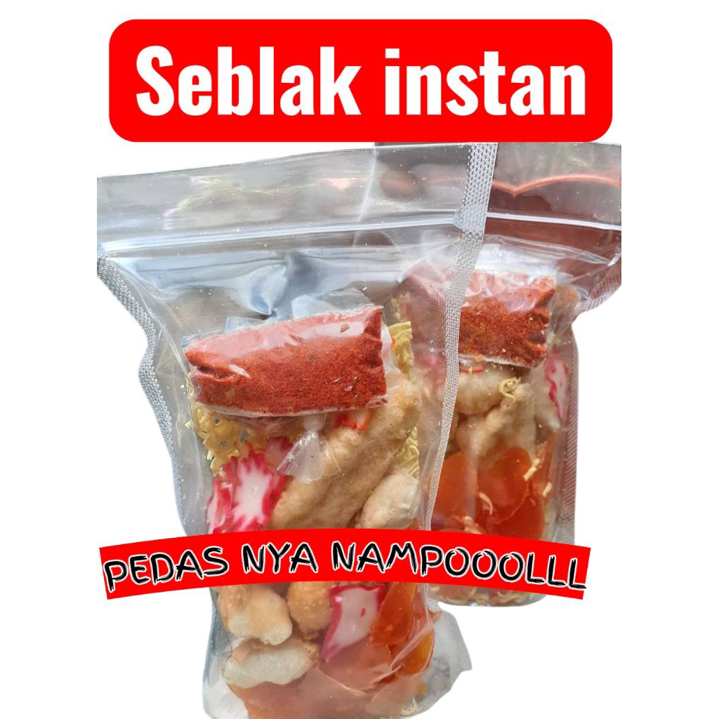 

Seblak Instan Murah Pedas Praktis | Camilan Kuah Enak Gurih Khas Bandung | Makanan Instan Kekinian Harga Hemat | Jajanan Pedas Best Seller Favorit Anak Muda | Frozen Food Terjangkau Lezat Nikmat
